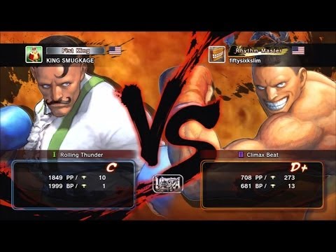 USF4 KING SMUGKAGE [Dudley] vs fiftysixkslim [Deejay] Day 1*