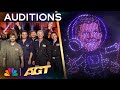 Sky Elements Earns A GOLDEN BUZZER From Simon Cowell For A STUNNING Drone Act | Auditions | AGT 2024