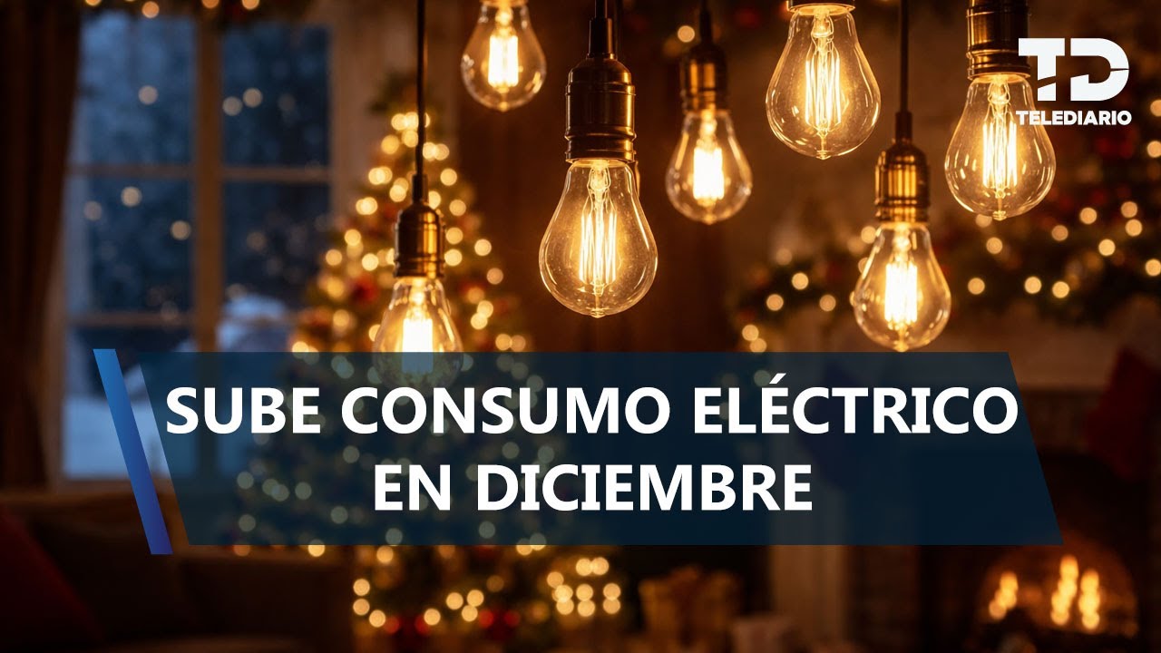 El consumo eléctrico en hogares sube hasta 12% en diciembre: así puede evitarlo