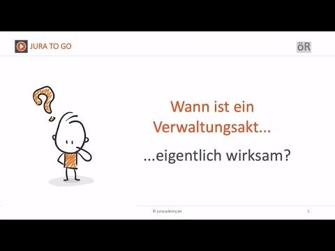 Jura2Go - Wirksamkeit eines VA ► juracademy.de