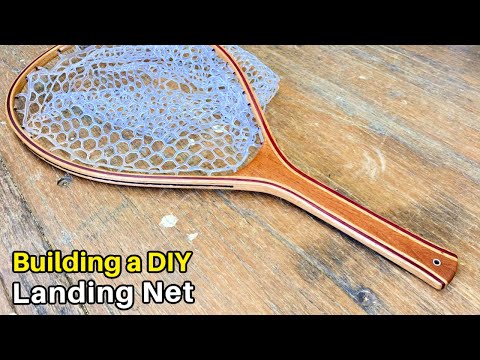 How to Make a Landing Net - Steam Bent Fishing Net