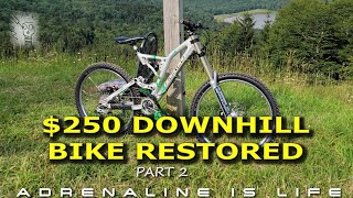 $250 Downhill Bike | Budget Mountain Bike Restoration Part 2: Restoring a Vintage Downhill Bike.
