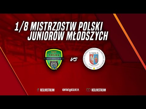 LIVE MECZ: TRÓJKA OSTROŁĘKA vs UMKS PMOS CHRZANÓW | 1/8 MISTRZOSTW POLSKI JUNIORÓW MŁODSZYCH