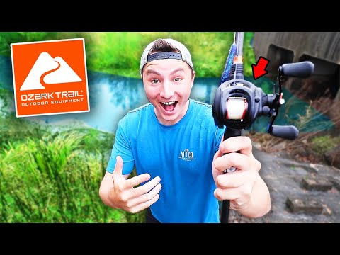 Watch Walmart's Brand New Baitcaster Rod and Reel Combo (Ozark Trail!)  Video on