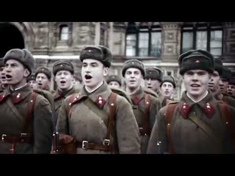 Moscow in 1941 as the German invasion began (Colourized, English subtitles)