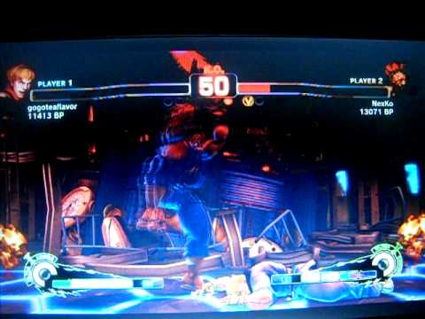 gogoteaflavor [Ken] vs NexKo [Akuma] SSF4 Japanese Online Ranked Matches