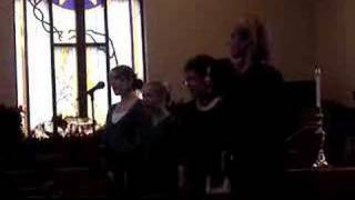 Courtney Collins, Megan Helms and others singing 