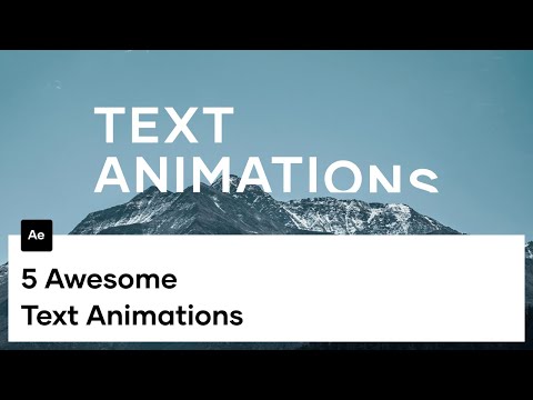 Make 5 Epic Text Animations in After Effects | Motion Array