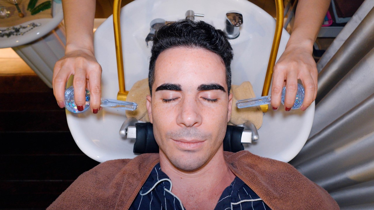 ASMR: I Was Out - Thai Sleep Salon Head Water Massage & Sound Therapy