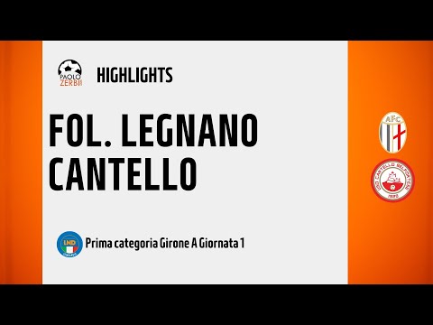 [HIGHLIGHTS] Prima Categoria Girone A 24/25 - Day 1 - Folgore Legnano-Cantello Belfortese