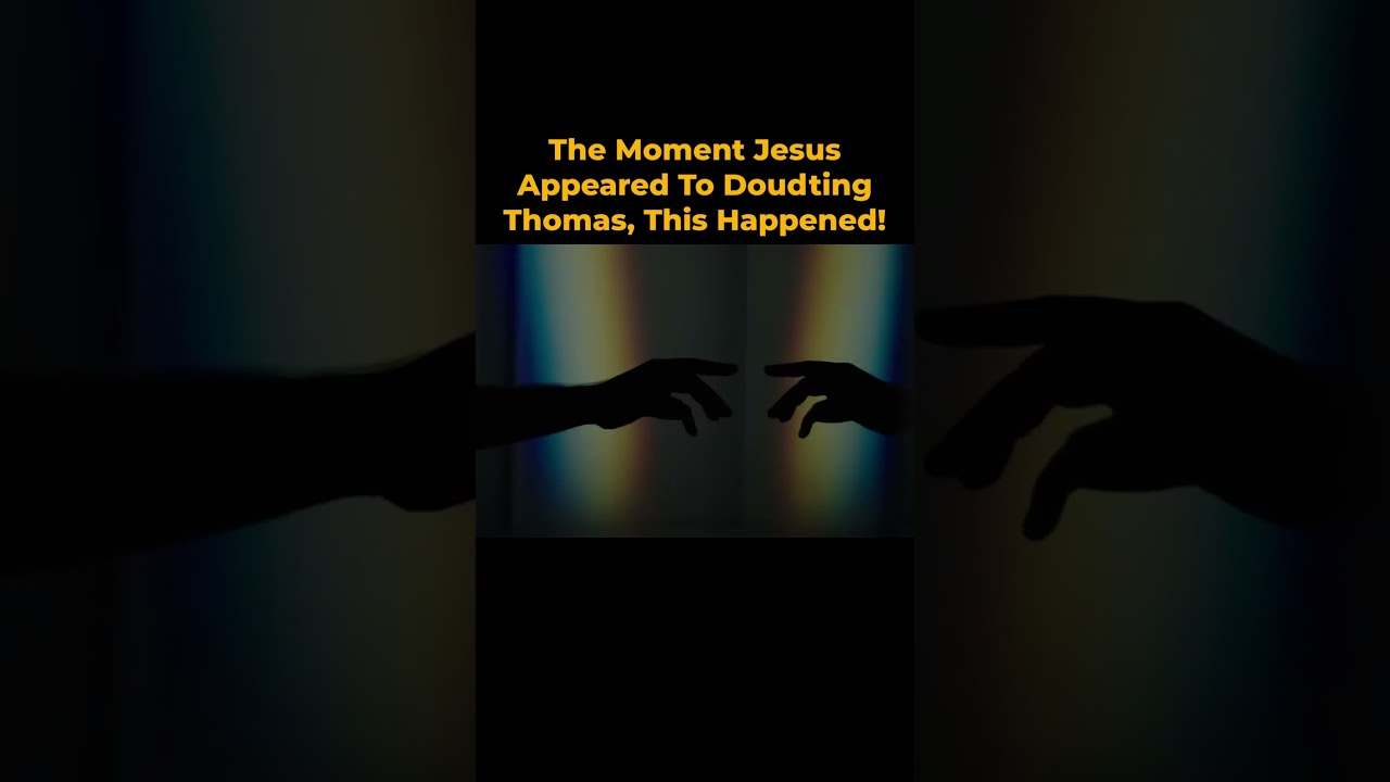 The Moment Jesus Appeared To Doubting Thomas, This Happened