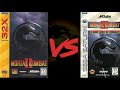 32 BITS Mortal Kombat 2 Sega 32X Versus Sega Saturn