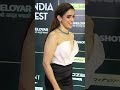 1000 Crore Jawan Actress SanyaMalhotra In Black Skirt With Pink At OTT Awards