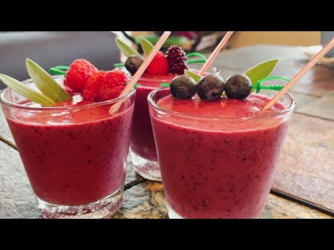 Strawberry Raspberry Smoothie Recipe