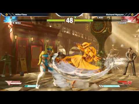 WNF Wednesday Night Fights 1.2 SFV - MillerTime (R. Mika) vs Richard Nguyen (Rashid)