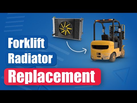 Part of a video titled How to Replace a Forklift Radiator - YouTube