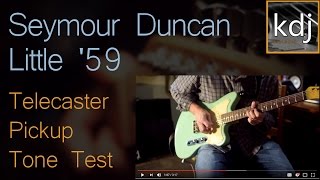 Video thumbnail for Seymour Duncan Little '59 - Telecaster Pickup Tone Test by Kley De Jong