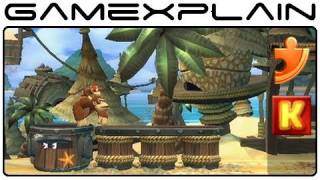 Donkey Kong Country Returns: Sloppy Sands 2-2 (Puzzle Pieces, KONG Letters Guide, Walkthrough)