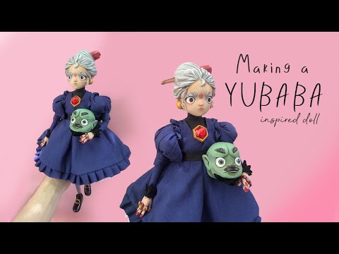 Making a YUBABA inspired doll | Clay art doll