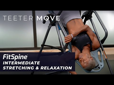 10 Min Intermediate Stretching & Relaxation | FitSpine Inversion Table | Teeter Move