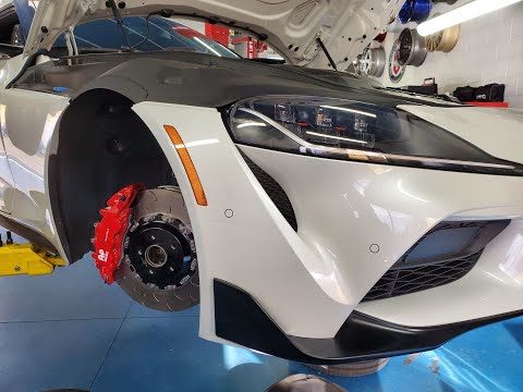 Toyota A90 Supra Gets a Big Brake Kit