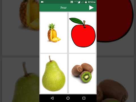 English Fruits and Vegetables Video