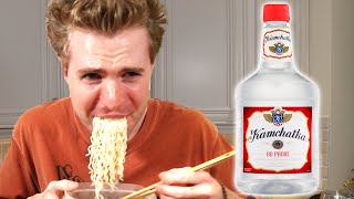 Can Boiling Alcohol Cook Spaghetti