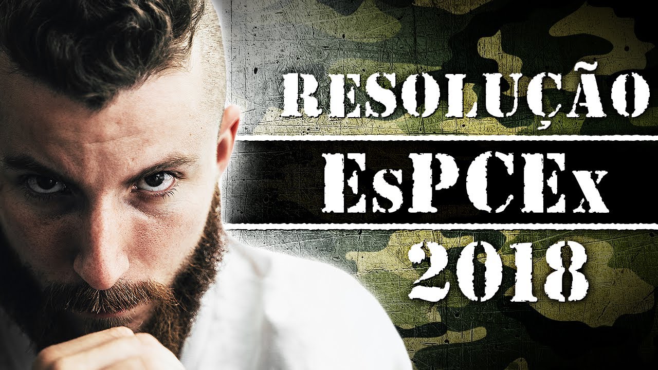 RESOLUÇÃO EsPCEx - PROVA DE QUÍMICA - 2018