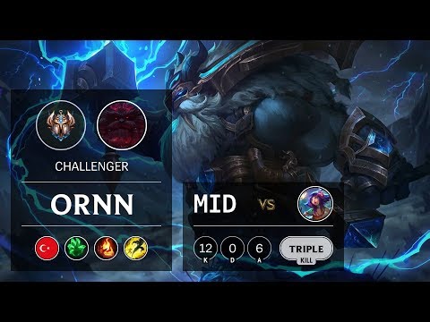 Ornn Mid vs Neeko - TR Challenger Patch 9.20