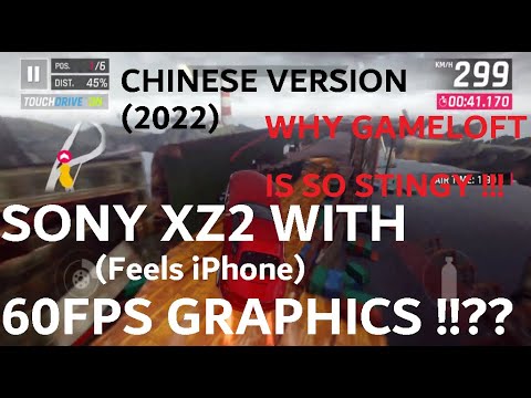 Trying Asphalt 9 Chinese Version With Support 60FPS Graphics ! | Sony Xperia XZ2 Gameplay Test