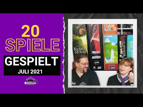 20 Brettsspiele GESPIELT - Jeweils unser kurzes Fazit pro Spiel (Juli 2021)