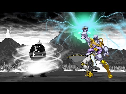 Shin Oni Vs Heaven Ascension DIO - Boss Fight Over Heaven! Jojo's Bizarre Adventure X Street Fighter