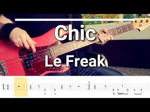 Chic - Le Freak (Bass Cover) TABS