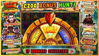 🎰 £200 ONLINE SLOTS BONUS HUNT!💥17 Bonuses Collected Altogether🎉 A Low Stakes Bumper Bonus Hunt 🔥