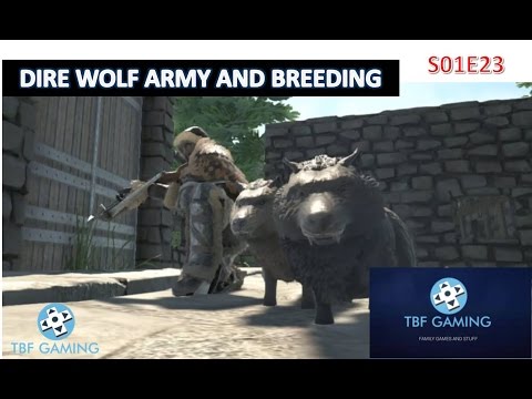 Dire Wolf Army and Breeding E23 Ark Survival Evolved Xbox One