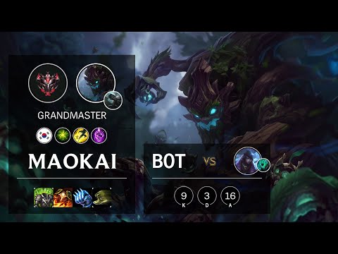 Maokai Bot vs Aphelios - KR Grandmaster Patch 10.16
