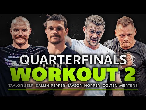 CrossFit Born Primitive Quarterfinals | Test 4 (QF Workout 2) | Taylor, Dallin, Jayson, Colten