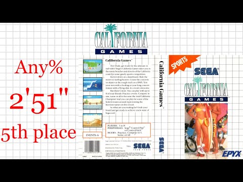 California Games [SMS] Any% [2'51"133] 5th place | SEGA Master System