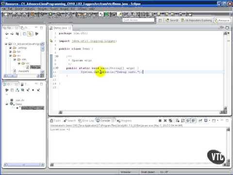 Vtc Player Advanced Java Programming Java Se 7 Loggers