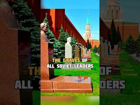The graves of all Soviet leaders #ussr  #sovietleaders #soviets