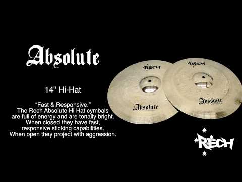 RECH ABSOLUTE 14'' HI HAT CYMBALS