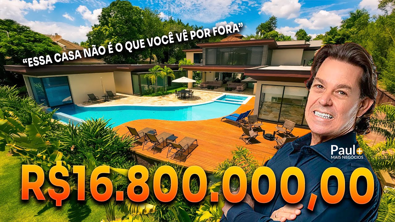 EXCLUSIVA CASA NO TERRAS DE SÃO JOSÉ I – 6 SUÍTES, PISCINA E LUXO EM CADA DETALHE!