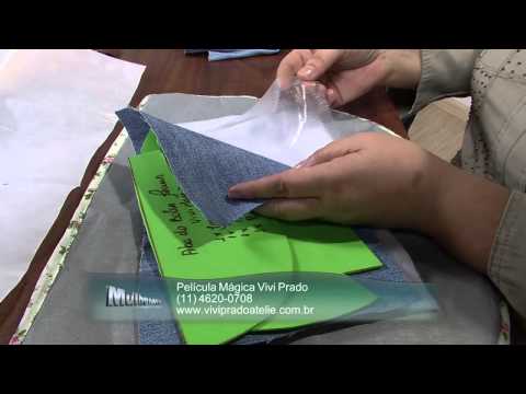 Mulher.com 07/06/2013 Vivi Prado - Bolsa com reciclagem jeans Parte 1/2