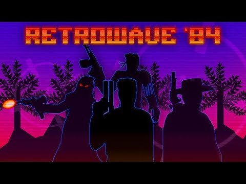 Slow Down Time By Jumping In This Retro Synthwave FPS | Retrowave 84' demo