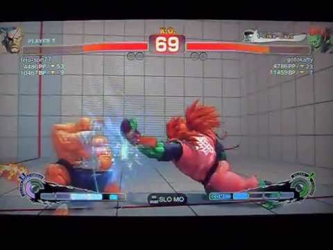 SSF4 AE: teio-son (Sagat) vs gotokaffy (Blanka)