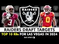 Raiders Draft Targets: Top 10 RBs Las Vegas Should Target In The 2024 NFL Draft