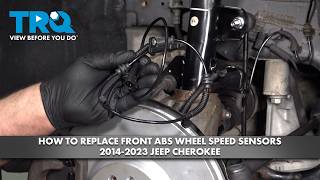 How to Replace Front ABS Wheel Speed Sensors 2014-2023 Jeep Cherokee