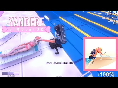 Content Checklist:Drowning Osana with the swimming pool method -Yandere Simulator-