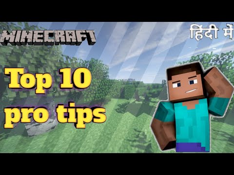 Top 10 Pro Minecraft tips |  Minecraft tips in Hindi |  survival Minecraft tips by lighting gamer 2M