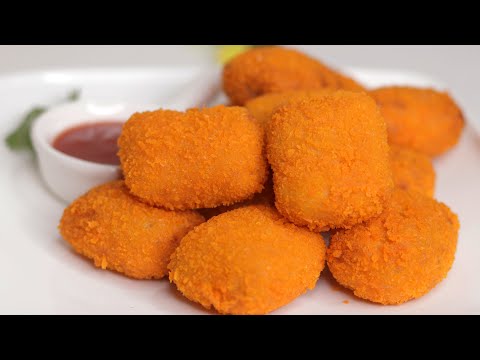 চিকেন নাগেটস (এই রেসিপিতে ১ বার তৈরি করে ৩ মাস খেতে পারবেন ) ॥ Easy Chicken Nuggets Recipe